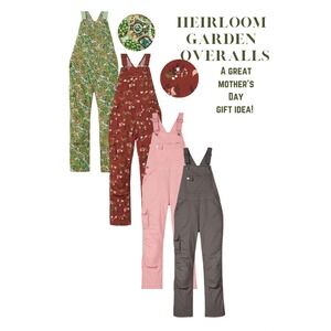 Duluth Trading Co Heirloom Gardening Lined Bib Overalls Size XSx29 New With Tags